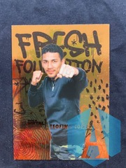 Teofimo Lopez 2021 Skybox Metal Universe Champions Fresh Foundation Copper FF47 Boxer